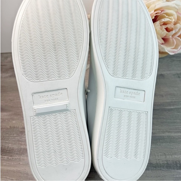 NWOB Kate Spade - Fez Leather Sneakers - 9.5B - Picture 7 of 9